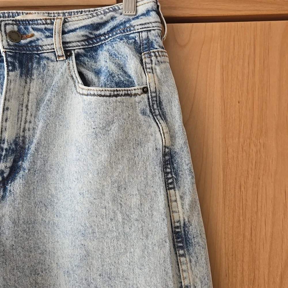 Sézane Le Crop Blue Edge Jeans | French Girl Style I VGUC, size 36 4US - Picture 11 of 13